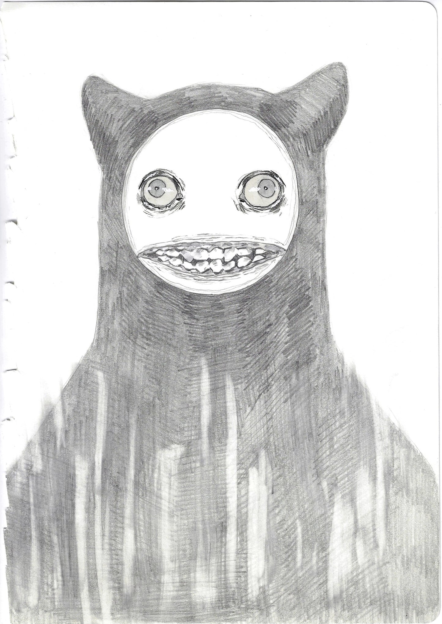 Happy : First Drawing - 'It's Lonely at the Centre of the Earth' Key Concept Art