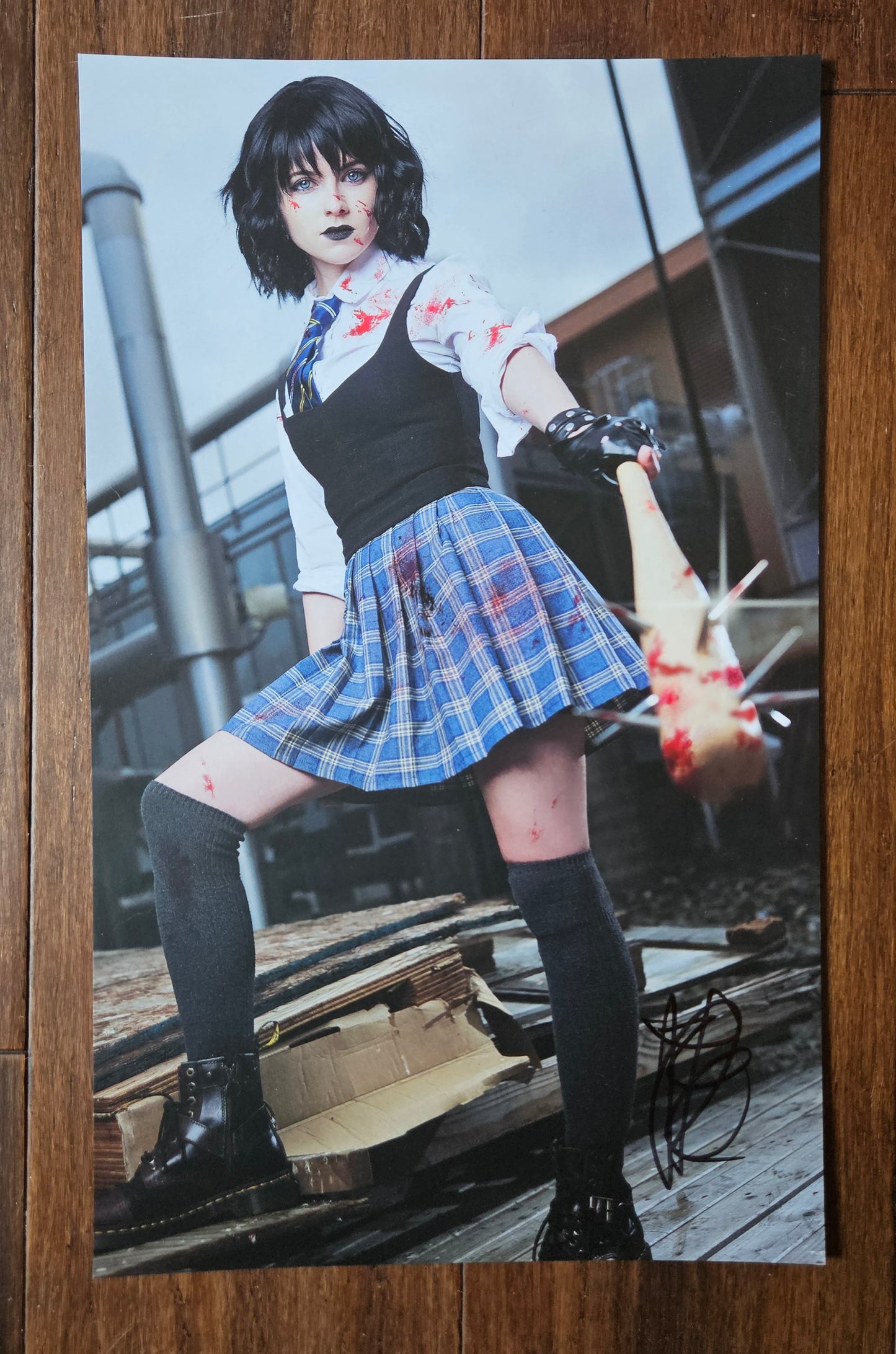 Hack/Slash Cosplay Print (Signed by Zoe Thorogood)