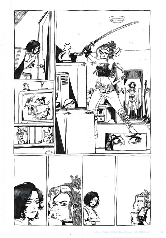 Hack/Slash : Back to School #3 Page 04 - Original Published Art