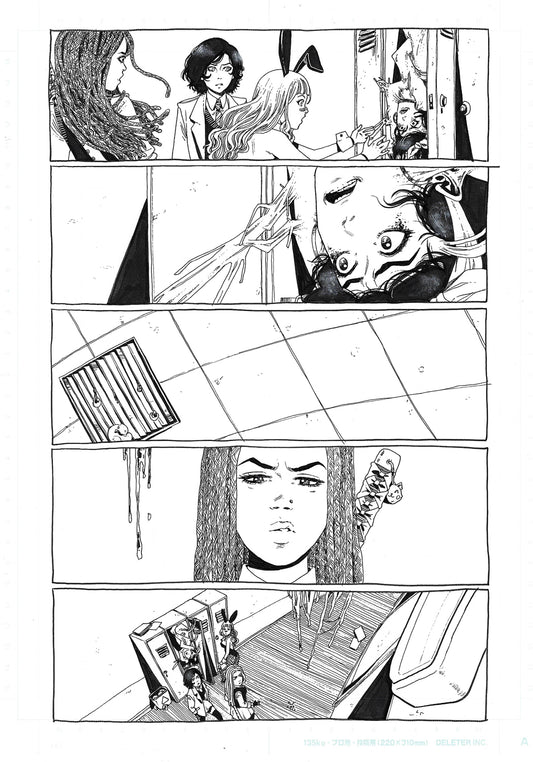 Hack/Slash : Back to School #3 Page 11 - Original Published Art