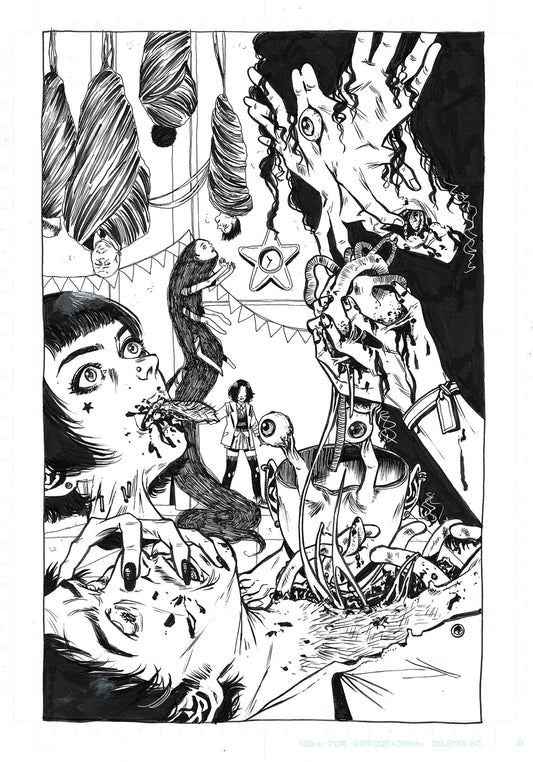 Hack/Slash : Back to School #3 Page 16 - Original Published Art