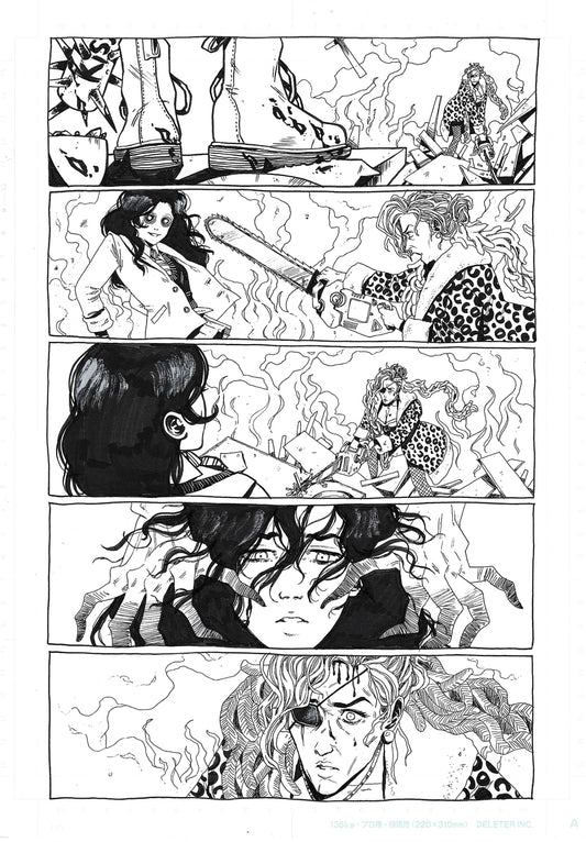 Hack/Slash : Back to School #4 Page 16 - Original Published Art