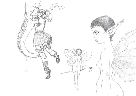 Personal Art - Faeries Comic Art