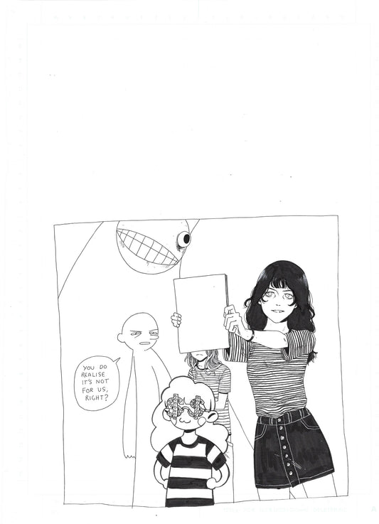 Its Lonely at the Centre of the Earth: Fifth Print Promo Comic Art